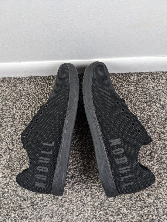 NWOT Nobull Super Fabric Trainer Shoes Mens 8 Womens 9.5 Black Gym main image 4
